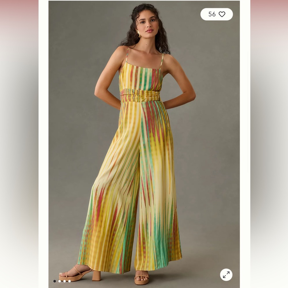 🦄NWT🦄 Plenty Sideshow Ikat Jumpsuit Sz Medium